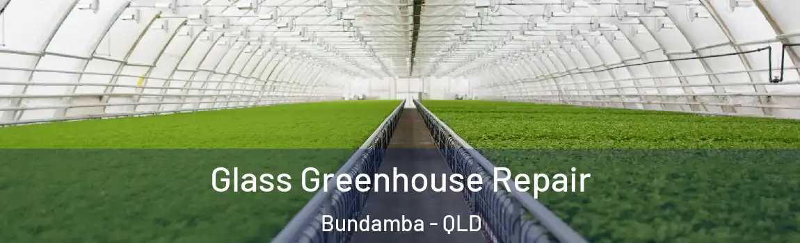 Glass Greenhouse Repair Bundamba - QLD
