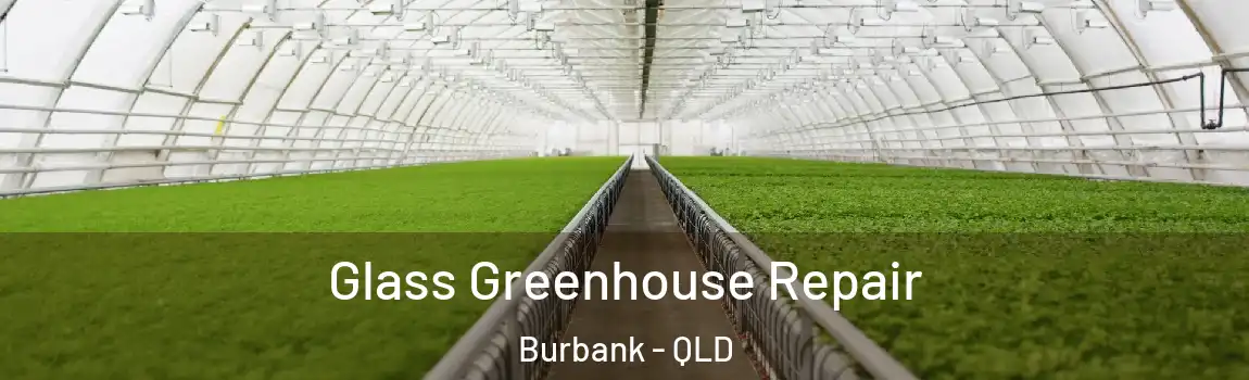 Glass Greenhouse Repair Burbank - QLD