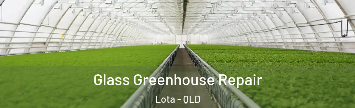 Glass Greenhouse Repair Lota - QLD