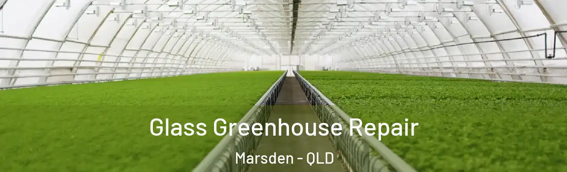Glass Greenhouse Repair Marsden - QLD