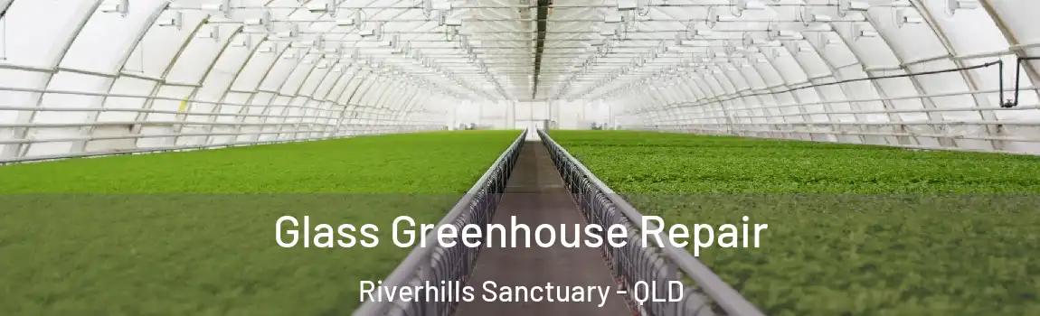 Glass Greenhouse Repair Riverhills Sanctuary - QLD
