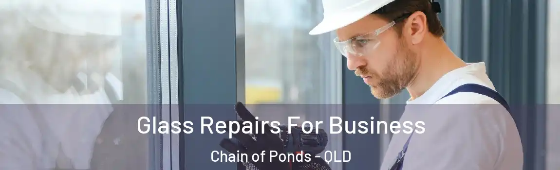 Glass Repairs For Business Chain of Ponds - QLD