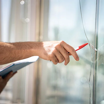 broken glass repair in Brisbane